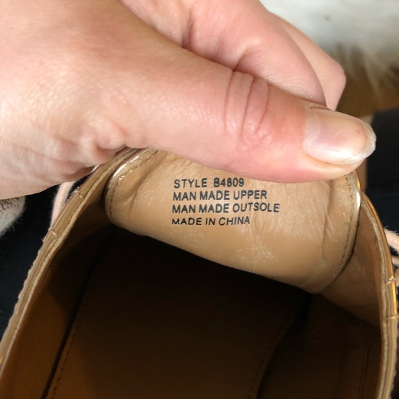 J. Crew Factory Rose Gold metallic oxfords 9.5 - Picture 7 of 7